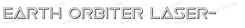Earth Orbiter Laser字体转换